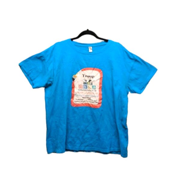 Anvil | Shirts | Men Tshirt Short Sleeve Crew Neck Solid Blue Casual ...